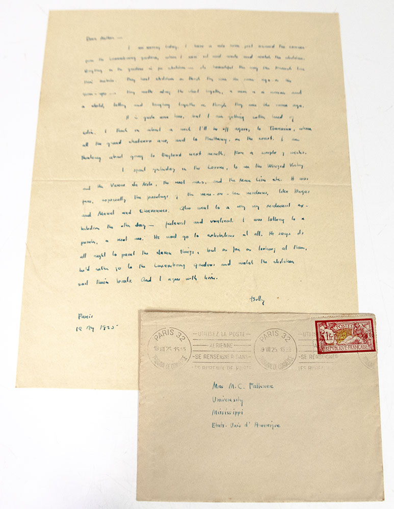 William Faulkner Autographed Signed Letters.