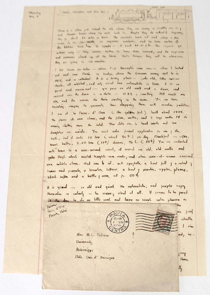 William Faulkner Autographed Signed Letters.