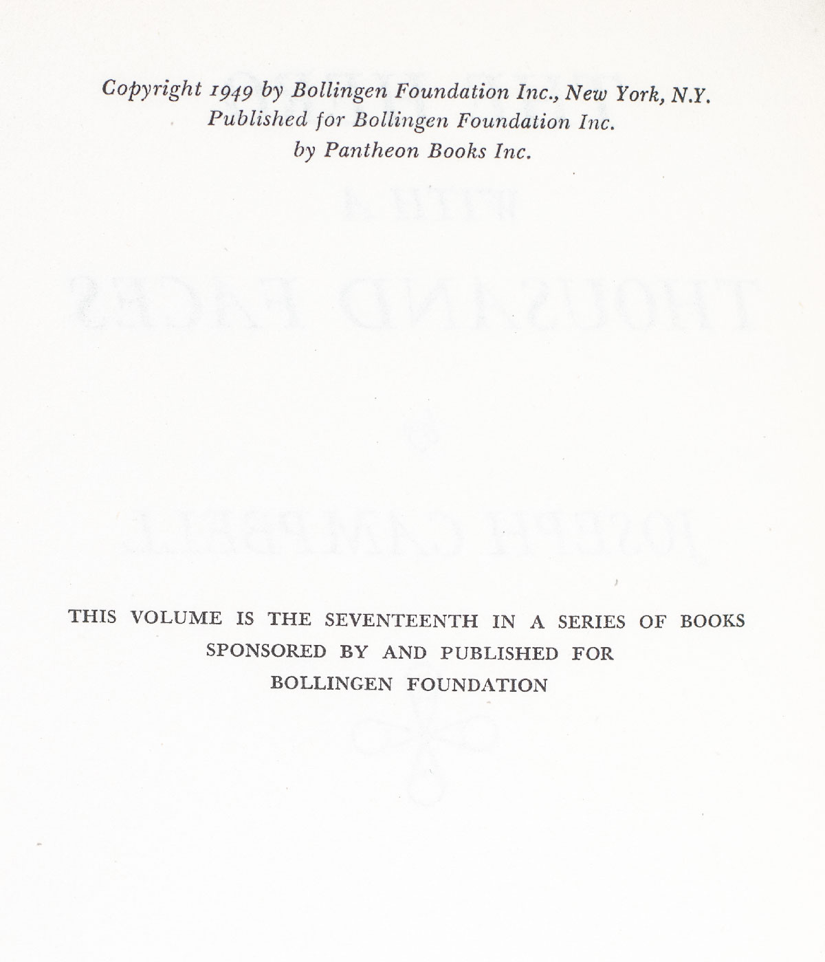 The Hero With A Thousand Faces.