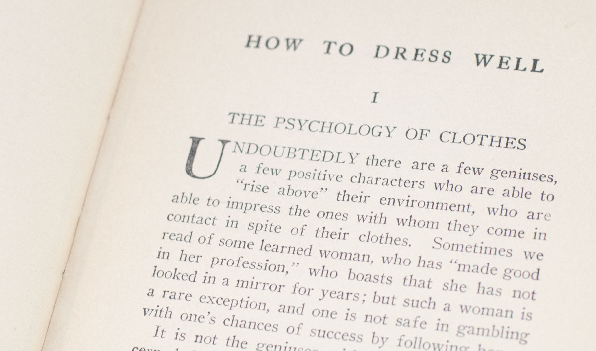 How to Dress Well.