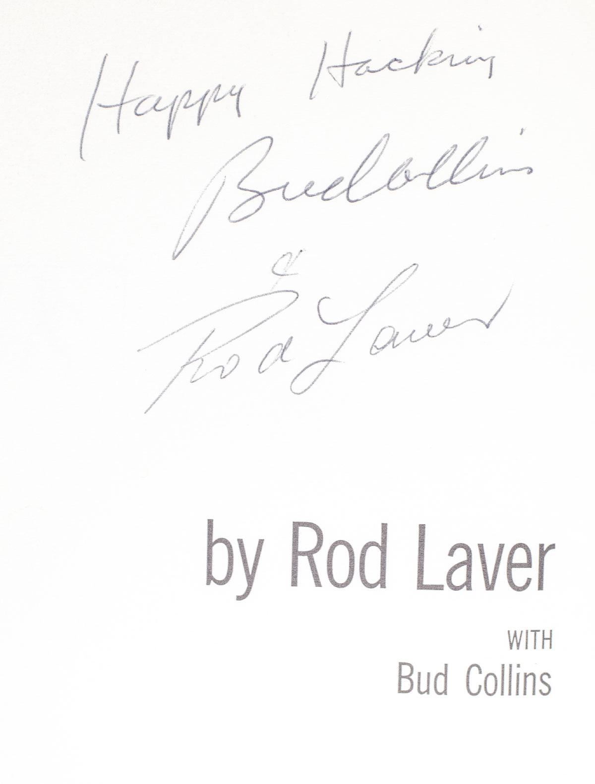 The Education of a Tennis Player.