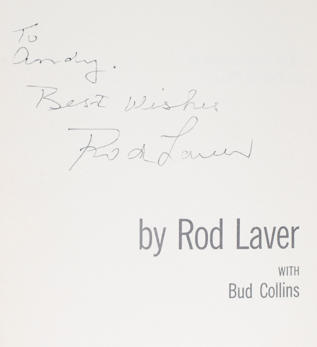 The Education of a Tennis Player.