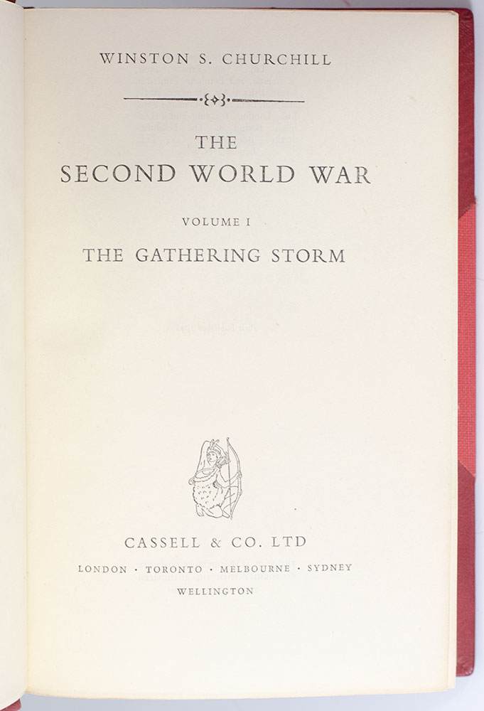 The Second World War: The Gathering Storm; Their Finest Hour; The Grand Alliance; The Hinge of Fate; Closing the Ring; Triumph and Tragedy.