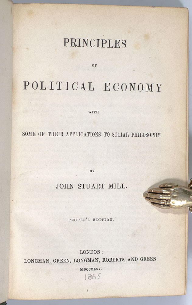 Principles of Political Economy.