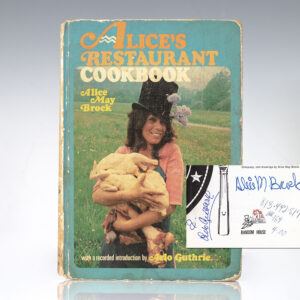 Alice's Restaurant Cookbook.