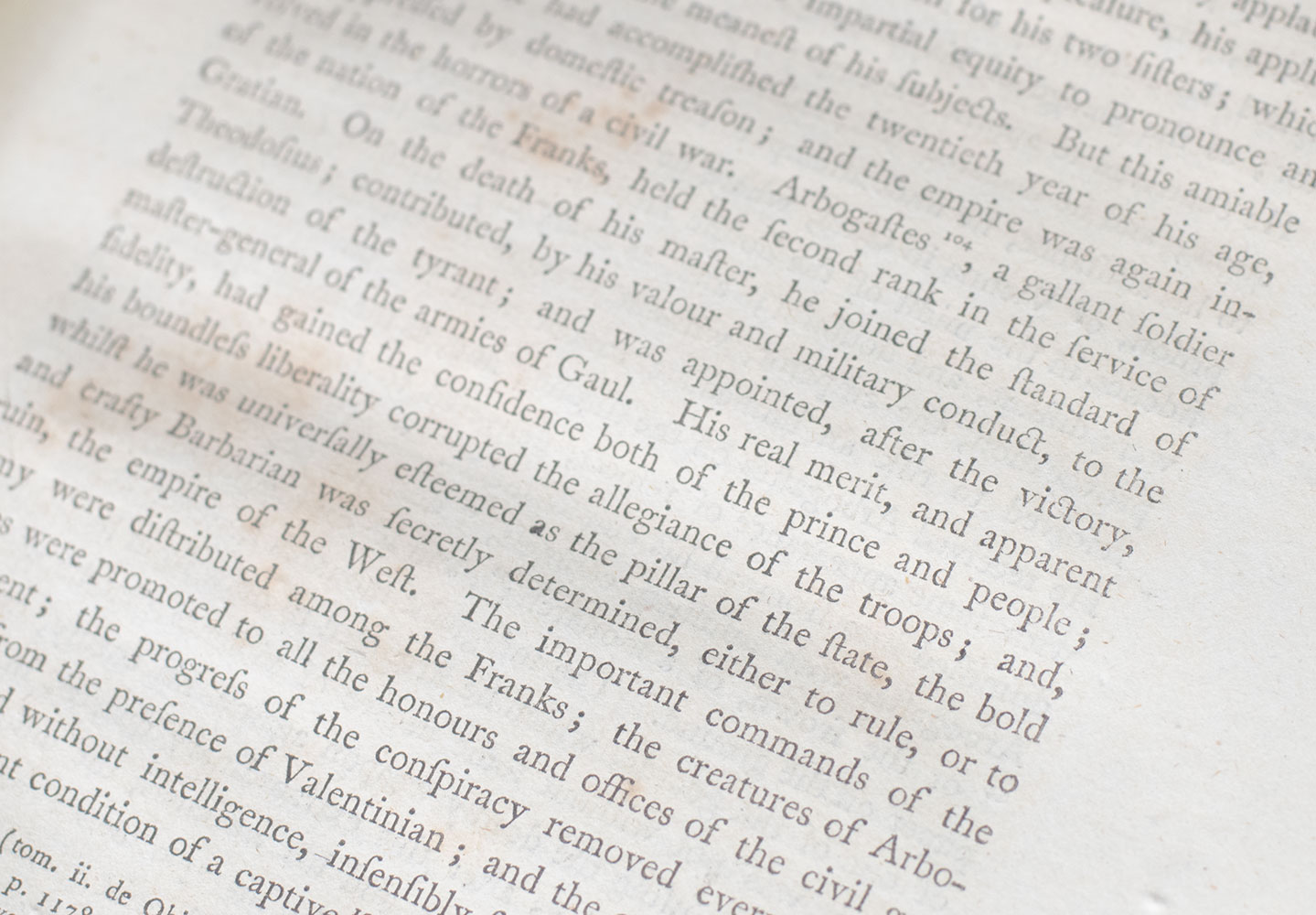 The History of the Decline and Fall of the Roman Empire.