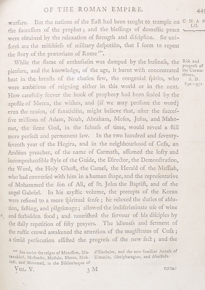 The History of the Decline and Fall of the Roman Empire.