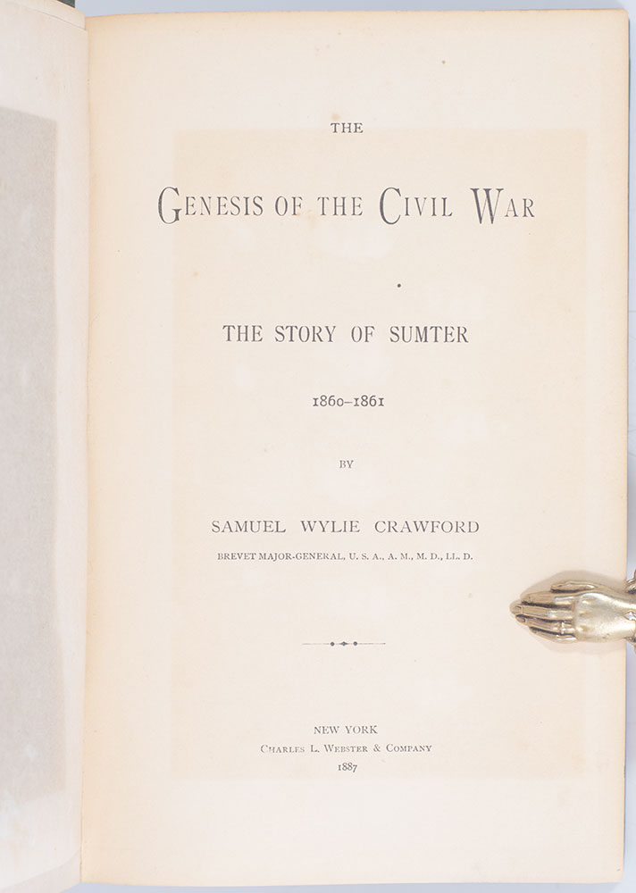 Genesis of the Civil War: The Story of Sumter, 1860-1861.