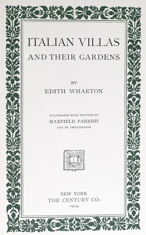 Italian Villas and Their Gardens.