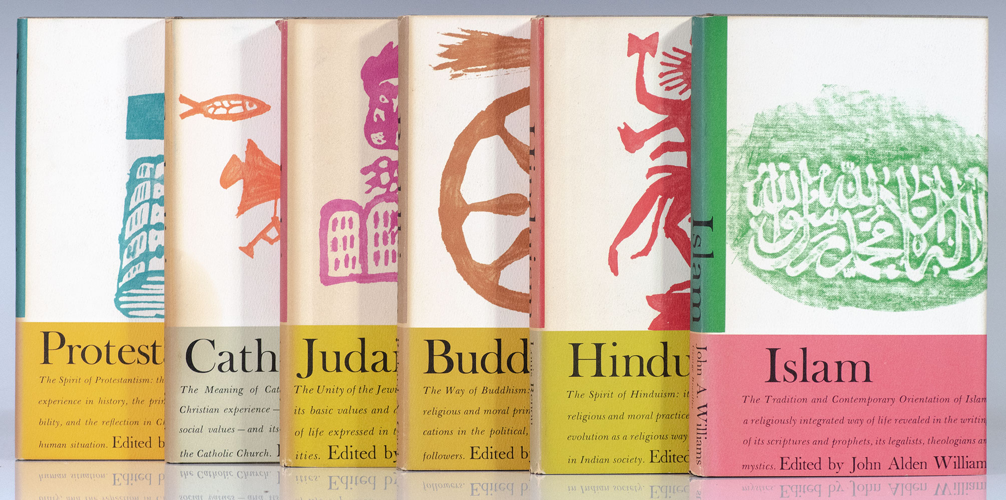 Protestantism, Catholicism, Judaism, Buddhism, Hinduism, Islam: Six-Volume Set of Great Religions of Modern Man.