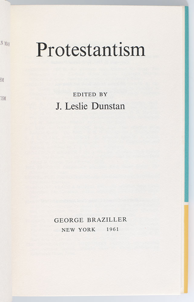 Protestantism, Catholicism, Judaism, Buddhism, Hinduism, Islam: Six-Volume Set of Great Religions of Modern Man.
