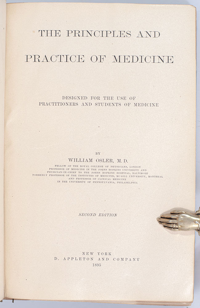 The Principles and Practice of Medicine.