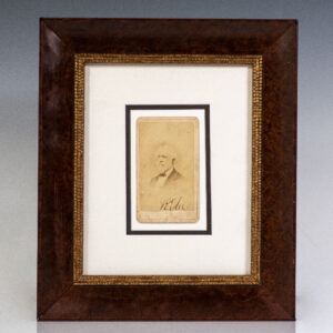Robert E. Lee Signed Carte-de-Visite.