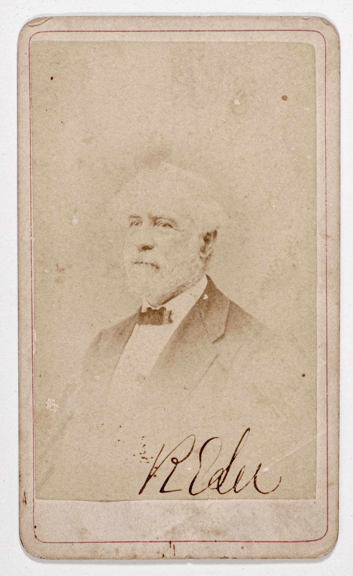 Robert E. Lee Signed Carte-de-Visite.