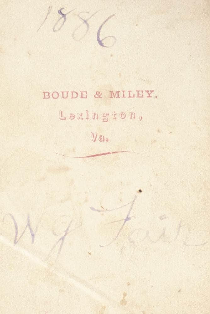 Robert E. Lee Signed Carte-de-Visite.