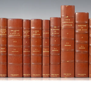 Selected Works of H.L. Mencken. [George Bernard Shaw: His Plays, The Artist: A Drama without Words, A Book of Burlesques, A Little Book in C Major, A Book of Prefaces, Damn! A Book of Calumny, In Defense of Women, The American Language, Treatise on the Gods.