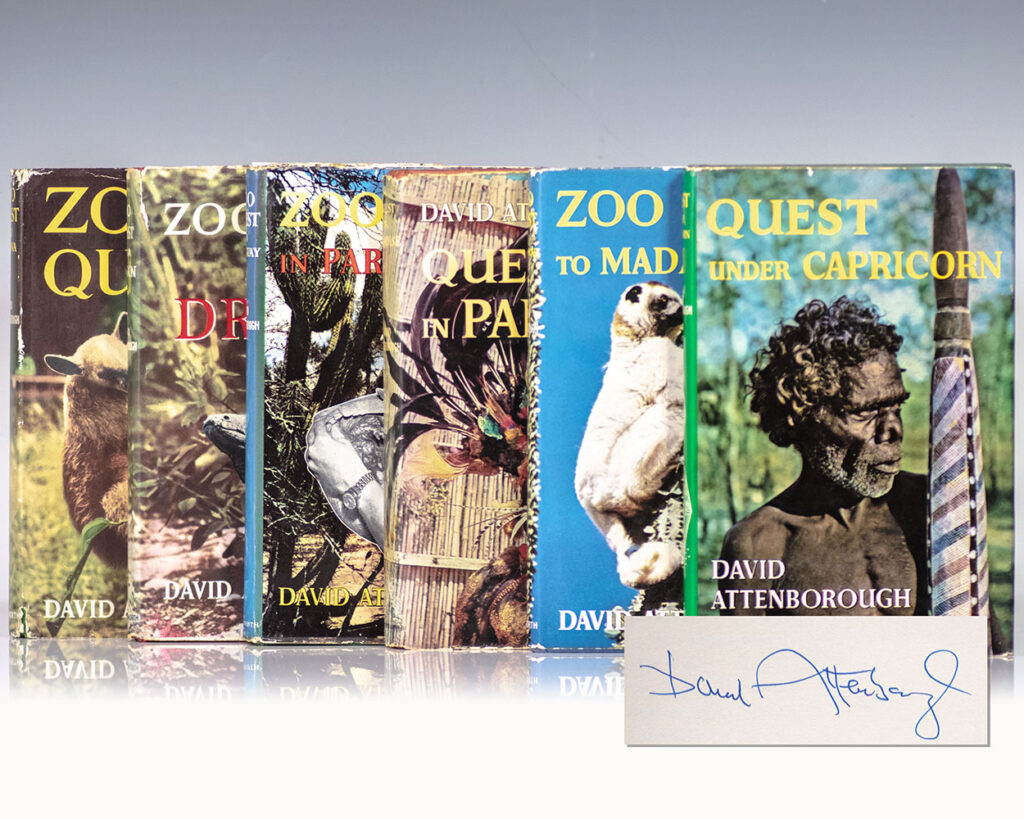 Complete Set: Zoo Quest To Guiana, Zoo Quest For A Dragon, Zoo Quest in Paraguay, Quest in Paradise, Zoo Quest To Madagascar, Quest Under Capricorn.