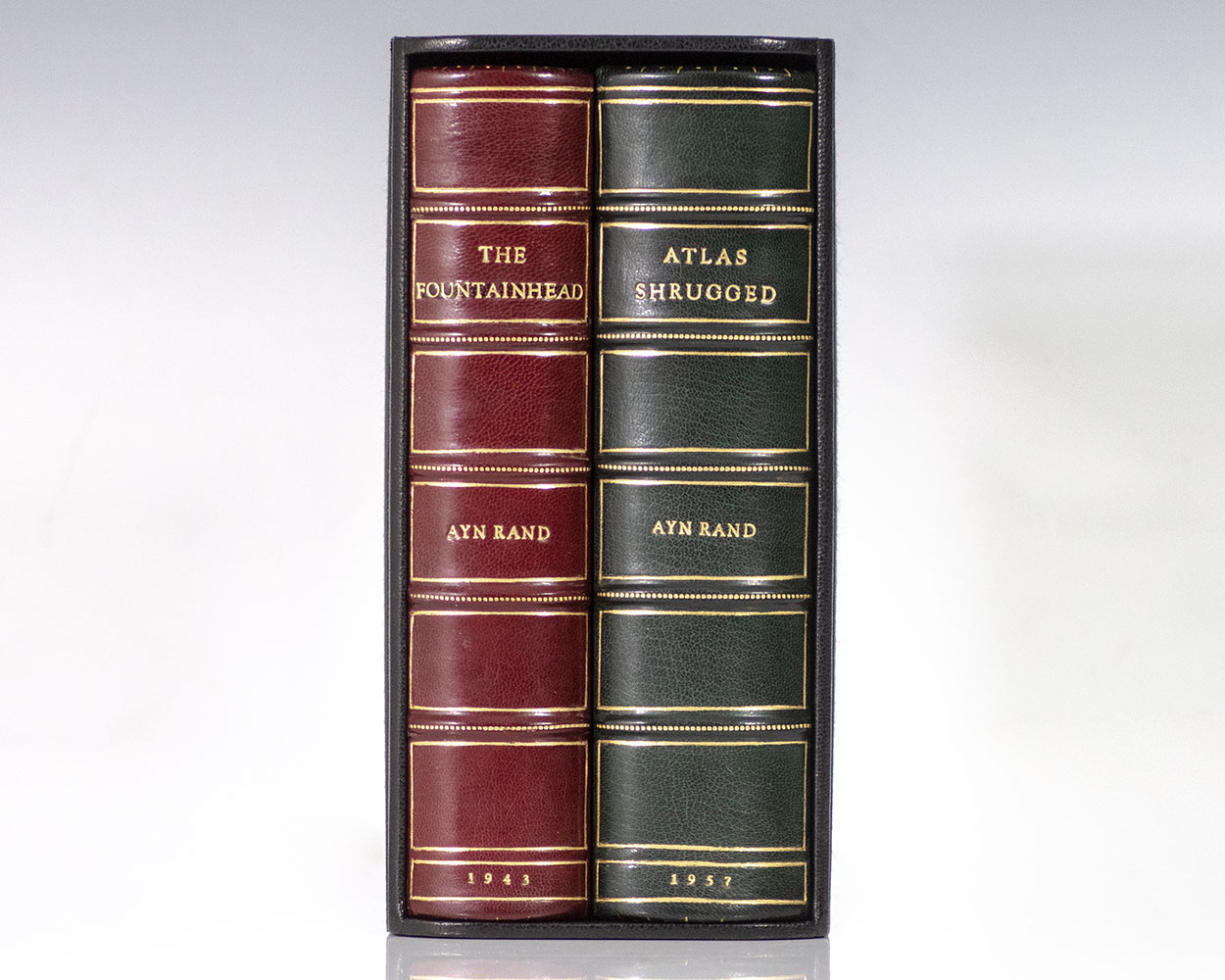 The Fountainhead and Atlas Shrugged.