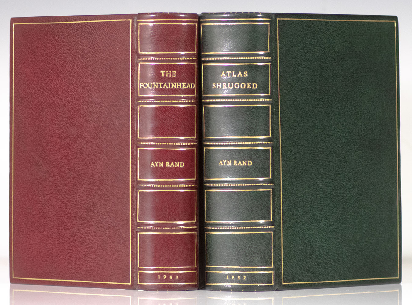 The Fountainhead and Atlas Shrugged.