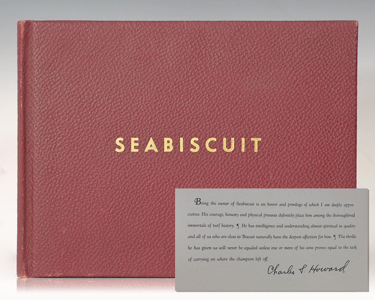 Seabiscuit: The Saga of a Great Champion.