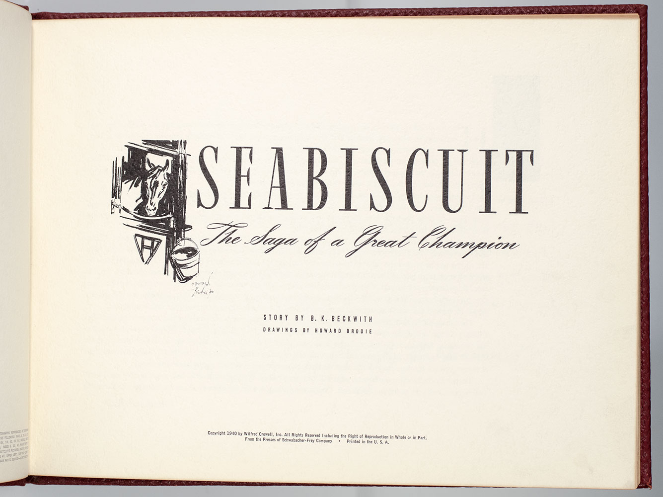 Seabiscuit: The Saga of a Great Champion.