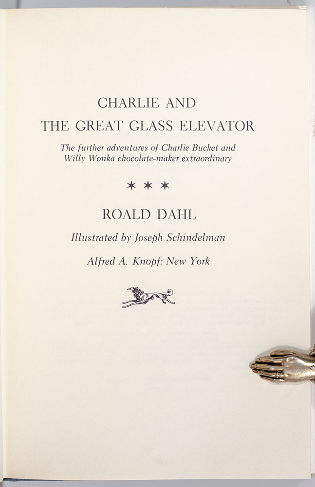 Charlie and the Great Glass Elevator.