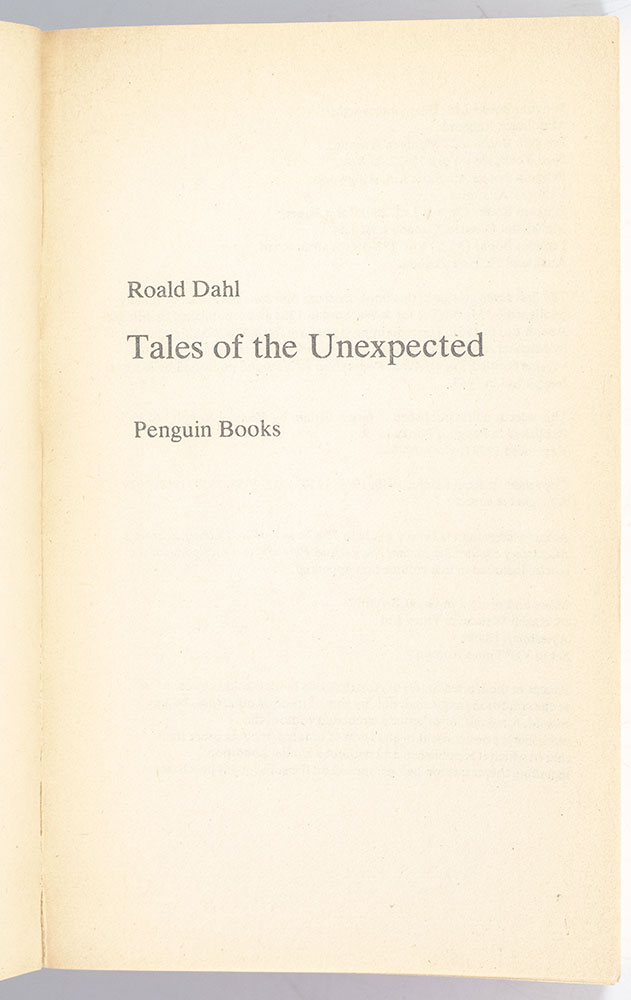 Tales of the Unexpected.