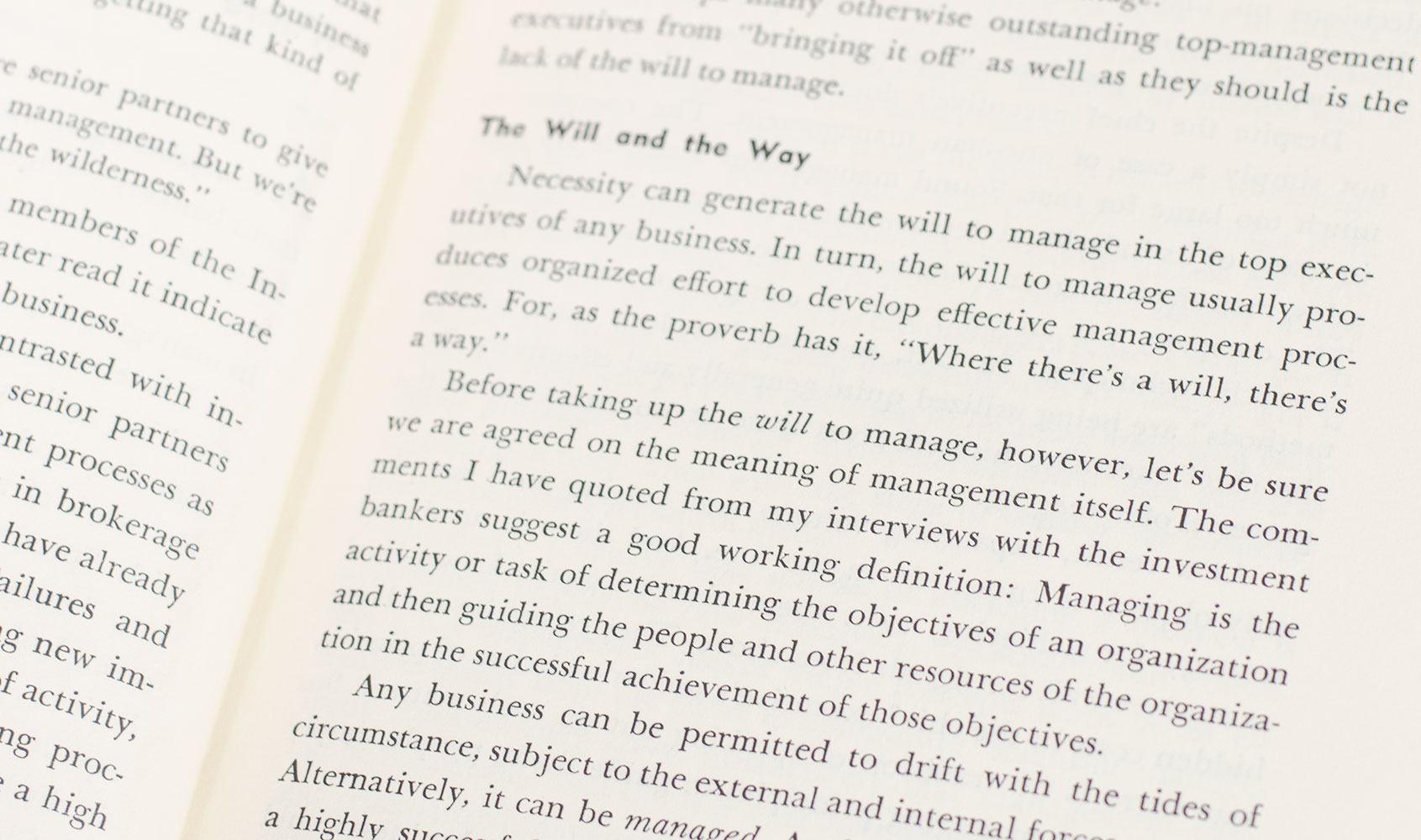 The Will To Manage: Corporate Success through Programmed Management.