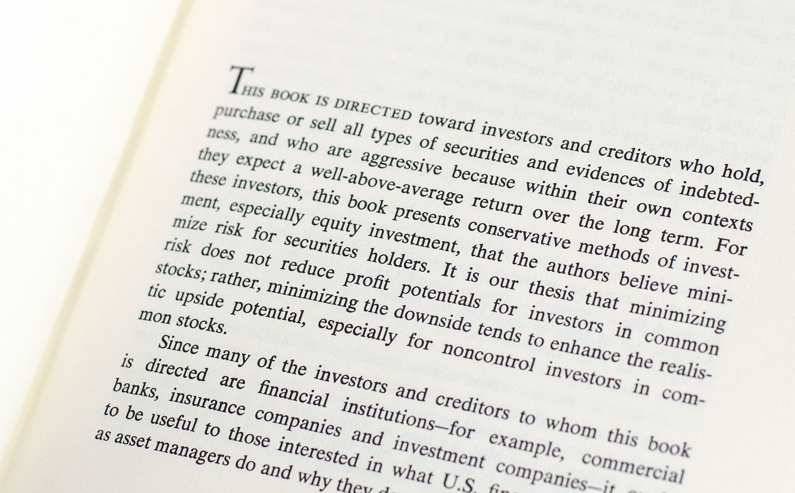 The Aggressive Conservative Investor.