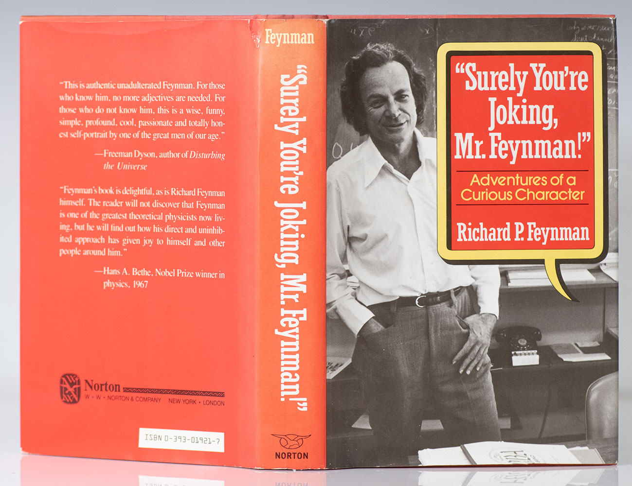 "Surely You're Joking, Mr. Feynman!" Adventures of a Curious Character.