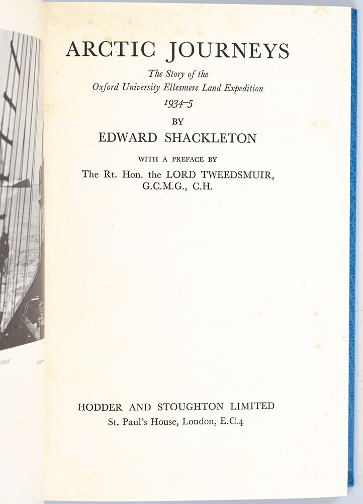 Arctic Journeys: The Story of the Oxford University Ellesmere Land Expedition.