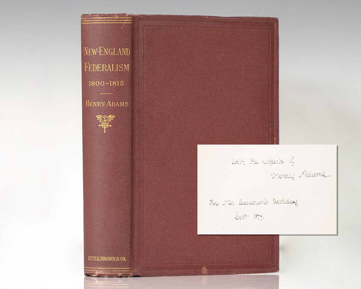 Documents Relating to New-England Federalism. 1800-1815.