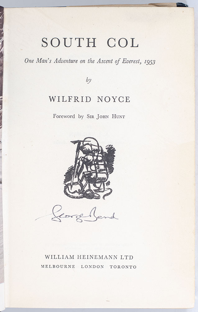 South Col: One Man's Adventure on the Ascent of Everest, 1953.