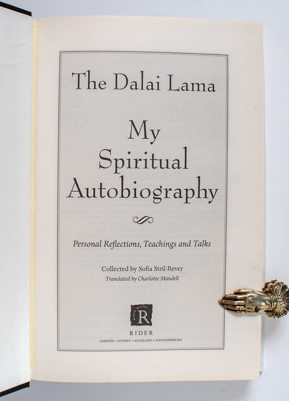 The Dalai Lama: My Spiritual Autobiography, Personal Reflections, Teachings and Talks.