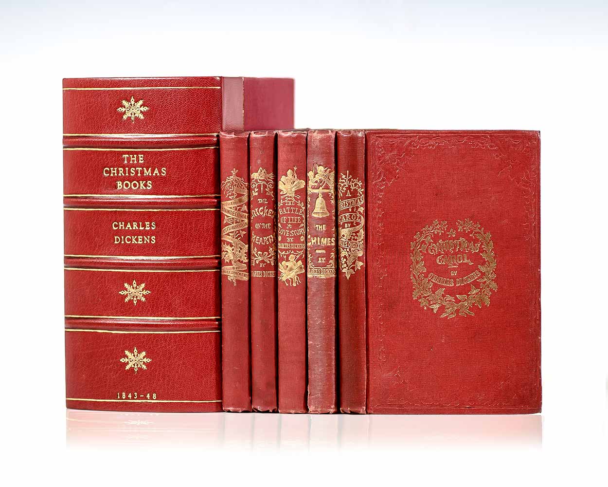 The Christmas Books: A Christmas Carol; The Chimes; The Cricket on the Hearth; The Battle of Life; The Haunted Man and The Ghost’s Bargain.