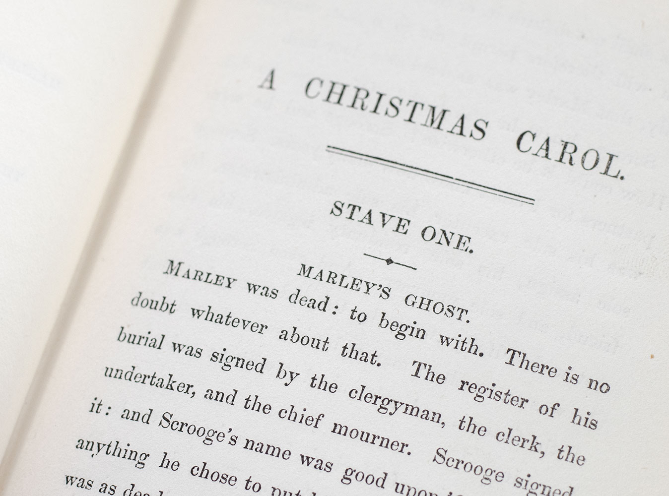 The Christmas Books: A Christmas Carol; The Chimes; Cricket on the Hearth; The Battle of Life; The Haunted Man and The Ghost’s Bargain.