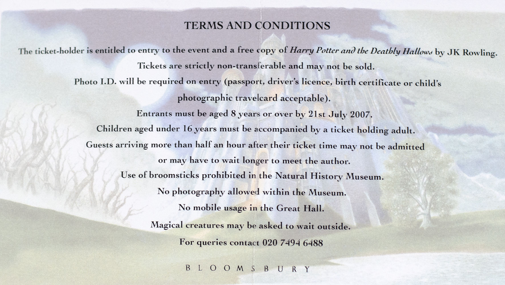 Harry Potter and the Deathly Hallows.