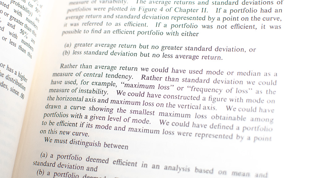 Portfolio Selection.