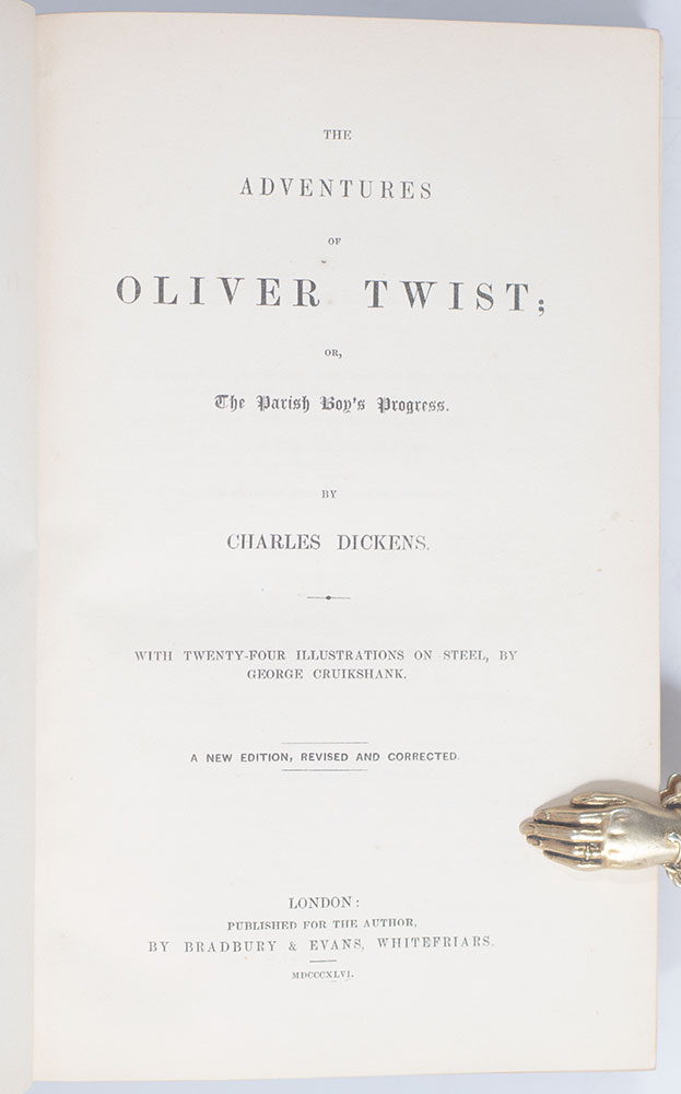The Adventures of Oliver Twist; or, The Parish Boy's Progress.