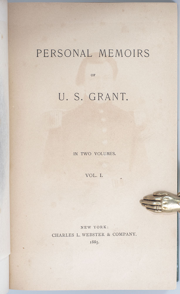 Personal Memoirs of U.S. Grant.