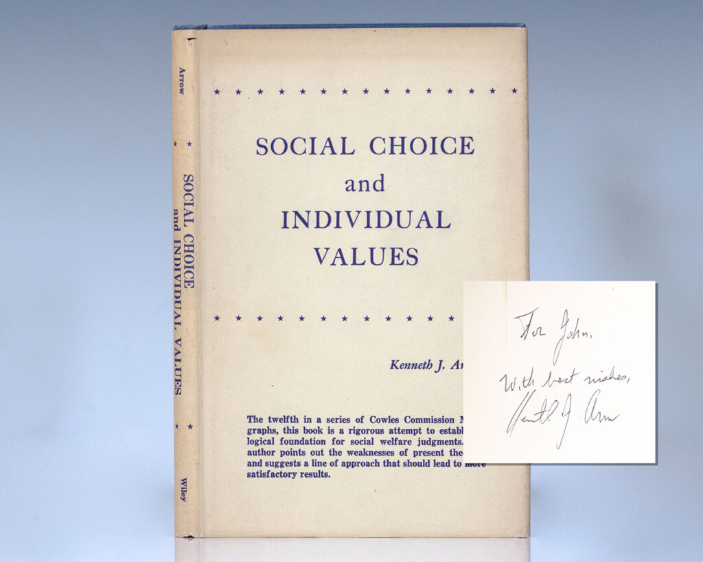 Social Choice and Individual Values.