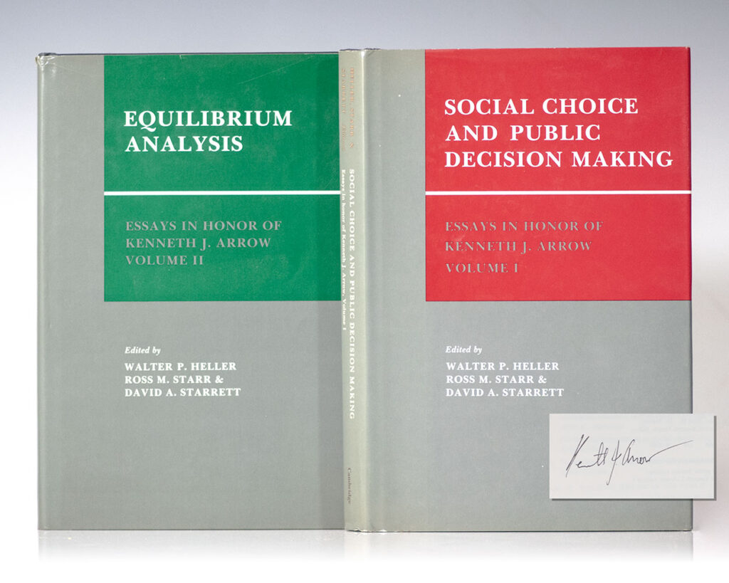 Social Choice and Public Decision Making: Volumes 1 and II.
