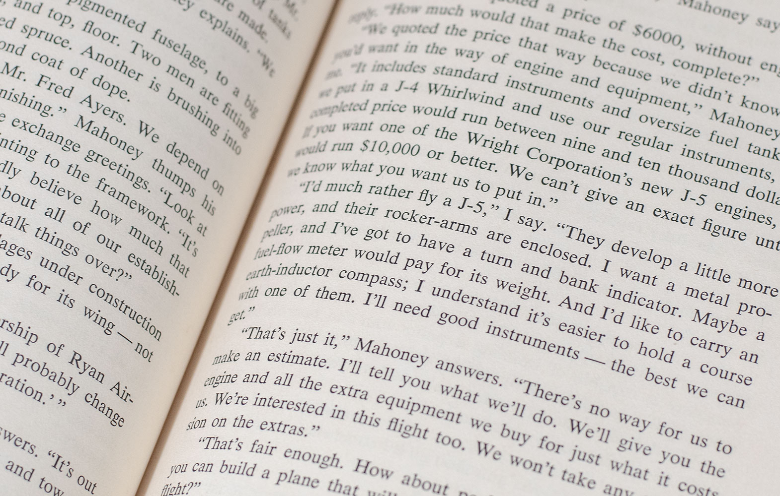 The Spirit of St. Louis.