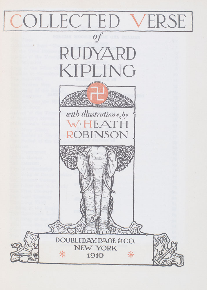 Collected Verse of Rudyard Kipling.