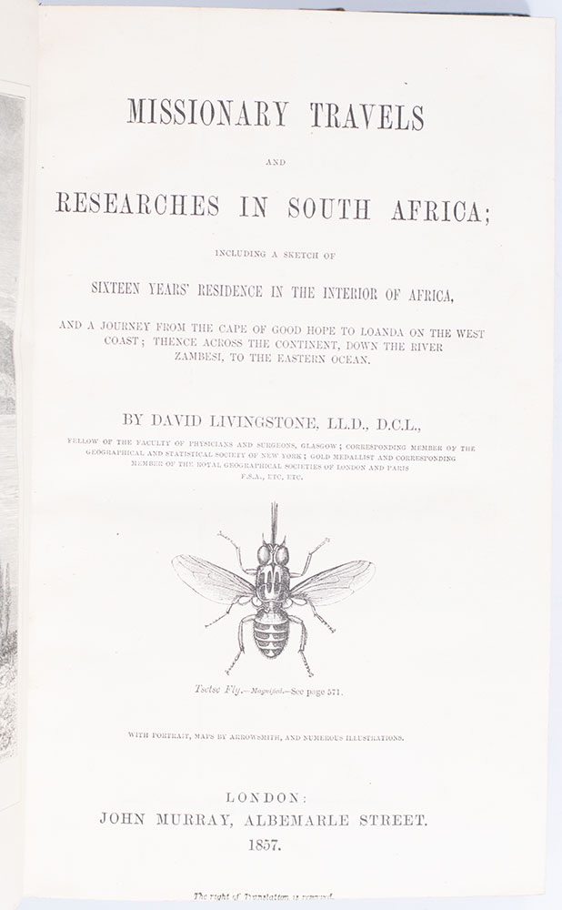 Missionary Travels and Researches in South Africa; Including a Sketch of Sixteen Years' Residence in the Interior of Africa, and a Journey From the Cape of Good Hope to Loanda on the West Coast; Thence Across the Continent, Down the River Zambesi, to the Eastern Ocean.