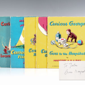 Curious George Learns the Alphabet [and] Gets a Medal [and] Flies a Kite [and] Rides a Bike [and] Goes to the Hospital.