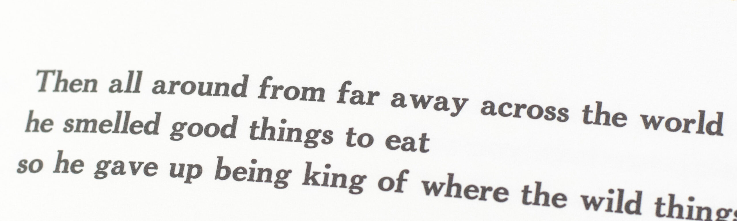 Where the Wild Things Are.