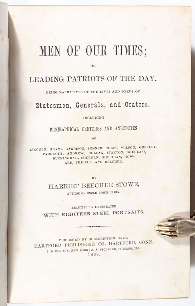 Men of Our Times or Leading Patriots of the Day.