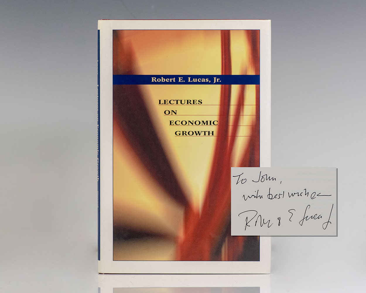 Lectures on Economic Growth.