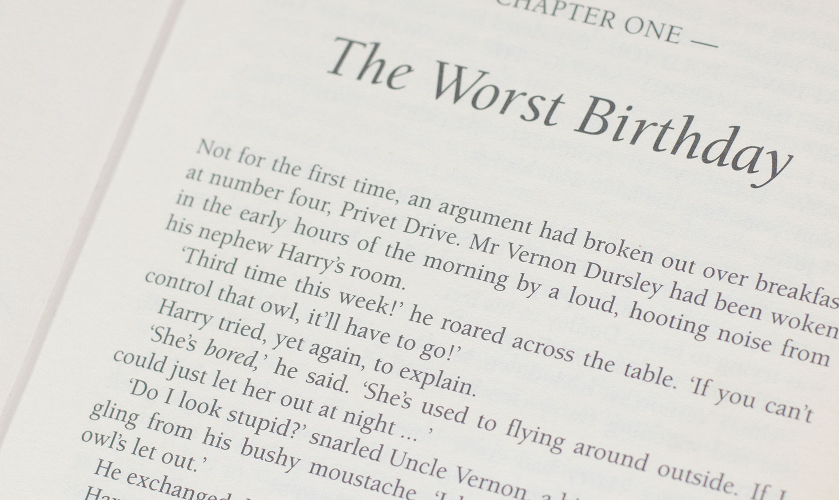 Harry Potter and the Chamber of Secrets.